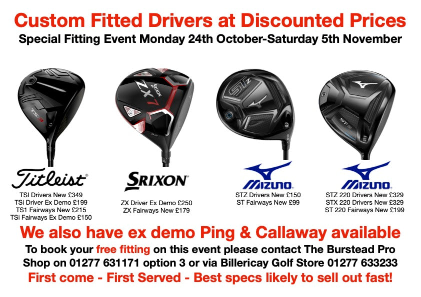 Ex Demo Custom Fitting Event